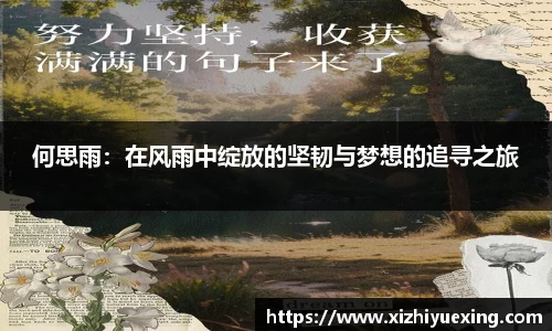 何思雨：在风雨中绽放的坚韧与梦想的追寻之旅