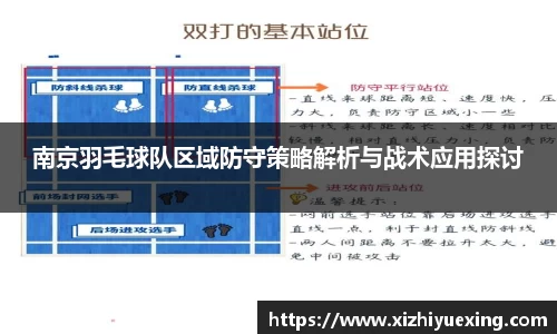 南京羽毛球队区域防守策略解析与战术应用探讨